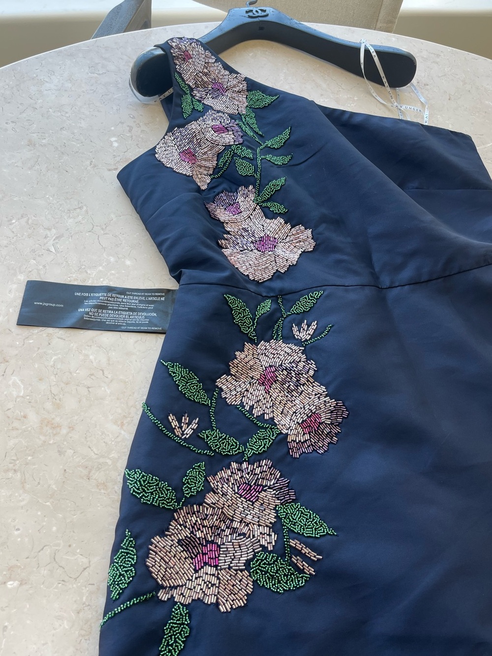 NEW KAY UNGER Giada Gown in Dark Midnight Size 10 - Picture 8 of 12